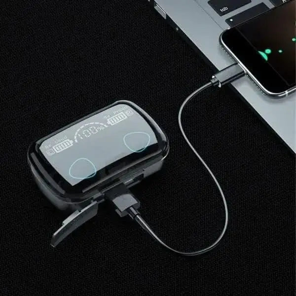 Black long lasting with fast charge 10 earbuds