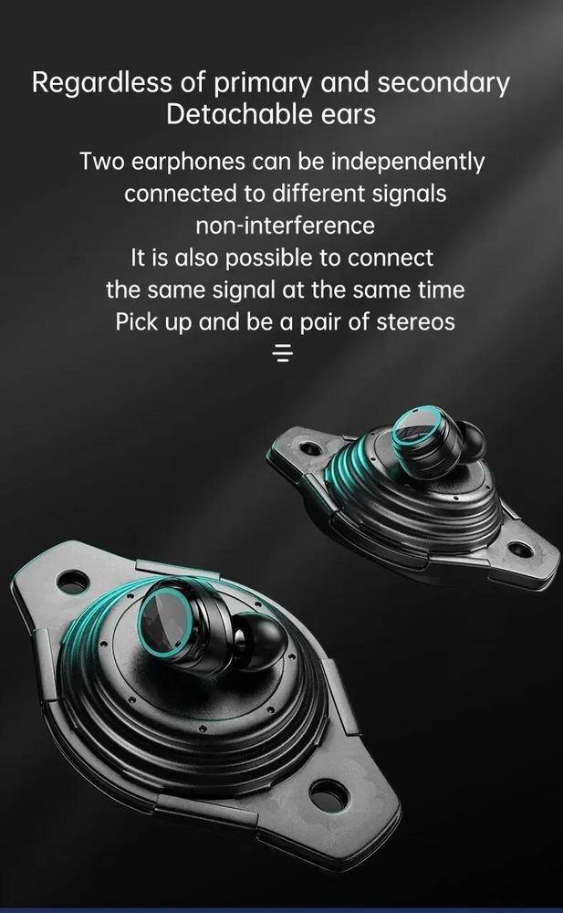 M25 wireless Gaming Earbuds Black ABS Bluetooth 5.0